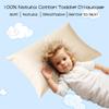 100% Cotton Toddler Pillow Protectors with Invisible Zipper, 600 Thread Count Sateen Wave Soft Breathable Hypoallergenic Nursery Pillowcases for Kids, 13x18 Inches, Set of 2 view 3