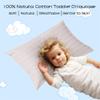100% Cotton Toddler Pillow Protectors with Invisible Zipper, 600 Thread Count Sateen Wave Soft Breathable Hypoallergenic Nursery Pillowcases for Kids, 13x18 Inches, Set of 2 view 3
