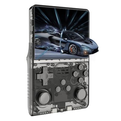 30000 Games in 1 Handheld Game Console, 3.5" HD IPS Screen Mini Retro Gaming Console, 3800mAh, Built-in 256G TF Card Portable Retro Handheld Game Consoles Open Source Console-Black