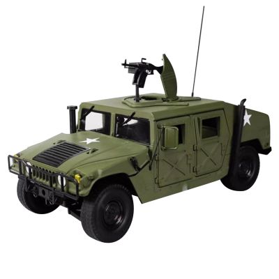 1/18 Scale Hmmwv Battlefield Vehicle Model Fighter Military Model Diecast Tank Model for Collection