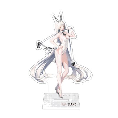 Algernon Products Goddess of Victory by Nikke Acrylic Stand, Blan, Approx. H 4.6 x W 1.6-3.6 inches (118 x 41-92 mm), Acrylic