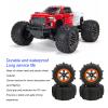Alomejor 4pcs RC Beach Wheel, Multifunction Rubber Car Wheel Made of Plastic and Rubber Material for 1/12 1/10 Cars view 2