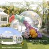 Eachup 10FT Inflatable Balloon House for Kids Adults,TPU White Commercial Inflatable Bubble House Ball Pit,Bubble Tent Dome Playground Set with Double Blower for Backyard Birthday Wedding Party view 4