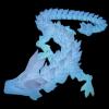 3D Printed Dragon Articulated Fidget Dragon - Crystal Dragon 3D Printed 11.8 Inches view 2