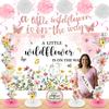 20pcs Wildflower Baby Shower Decorations Wildflower Floral Baby Shower Banner Backdrop Table Centerpieces Hanging Swirls Pompoms Sash A Little Wildflower is On The Way Party Decorations Supplies view 1