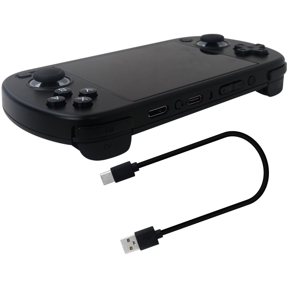 GRABOTE RG40XX H Retro Handheld Game Console RG40XXH Portable Gaming Console 4 inch IPS Screen 64 TF Car Linux 64-bit System Supports 2.4G Wireless and Wired Controller Connection