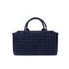 SONARIN Baby Nappy Caddy,Large Portable Baby Diaper Caddy Organiser Baby Caddy Storage Basket Nursery Storage Bin for Diapers and Wipes with Detachable Compartments(Dark Blue) view 1