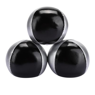 Yosoo Malabarism Ball, Portable Juggling Ball, Comfortable to Maintain PU Leather Material for Leisure Game for Childrens Beginners