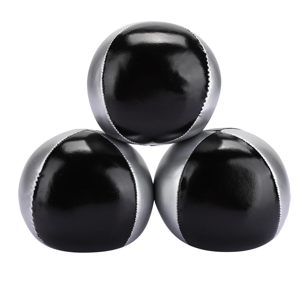 Yosoo Malabarism Ball, Portable Juggling Ball, Comfortable to Maintain PU Leather Material for Leisure Game for Childrens Beginners
