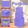 Adult Piggy Bank, Stainless Steel Piggy BankMetal Saving Box, Piggy Bank for Adults Must Break to Open (Purple, 4.7 inches) view 3