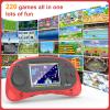 Handheld Games for Kids -16 Bit Retro Video Game with 220 HD Electronic Games - 2.5'' IPS Portable Travel Game Gifts for Boys Girls Ages 4-12 view 4