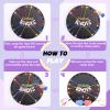 Brainy Knots Rope Untangling Game, 10Pcs Twisted Rope Puzzle Game,Strategy Untangling Challenge Puzzle, String Solution Central Lacing Travel Toys for Adults Kids(Black) view 2