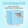Adult Piggy Bank, Stainless Steel Piggy BankMetal Saving Box, Piggy Bank for Adults Must Break to Open (Blue, 5.9 inches) view 2