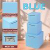 Adult Piggy Bank, Stainless Steel Piggy BankMetal Saving Box, Piggy Bank for Adults Must Break to Open (Blue, 5.9 inches) view 3
