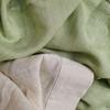 7vcraft Hanfu Dress, Ancient China Song Dynasty Traditional Costume, Hanfu Set 3 Pieces (2 Robes + belt), Long Dress, Green+Beige, Blue+White (Outer Beige + Inner Green, S) view 4
