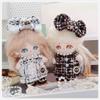 niannyyhouse 10cm-15cm Plush Doll Clothes Hairpin Sleeveless Dress Shoes 17cm Doll Dress Up (Red) view 4