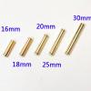 5PCS RC Boat Brass Rudder Bushing Ships Model Accessories, 4mm Outer Diameter, 2mm Inner Diameter, Multiple Heights Available(18mm) view 2