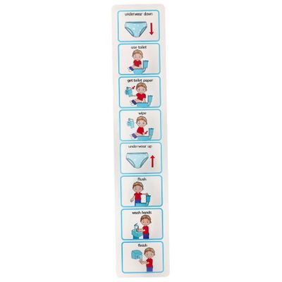 Cndiyald Potty Training Visual Aid Kids, Potty Training Chart, Potty Training Chart for Toddlers, Visual Schedule for Kids