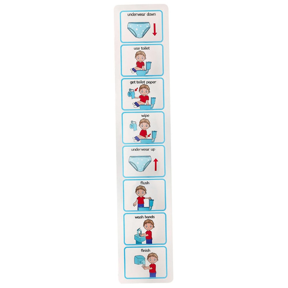 Cndiyald Potty Training Visual Aid Kids, Potty Training Chart, Potty Training Chart for Toddlers, Visual Schedule for Kids