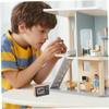 Cndiyald Miniature Dollhouse TV, Mini Dollhouse Accessories TV, Mini Dollhouse Television, 1/12 Dollhouse TV, Mini Furniture Model view 3