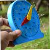 WOONEKY Educational Clock for Montessori Early Learning Blue Teaching Supplies for Time Recognition Non Standing Design Ideal for Cognitive Development and Learning Numbers view 2