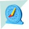 WOONEKY Educational Clock for Montessori Early Learning Blue Teaching Supplies for Time Recognition Non Standing Design Ideal for Cognitive Development and Learning Numbers view 3