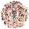 100Pcs Cartoon Girl Stickers, Waterproof Girl Sticker for Water Bottle Laptop Phone Cases Planner Skateboard Luggage Helmet Party Favor Decor, Ideal for Adults Teens Teacher Rewards view 1