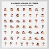100Pcs Cartoon Girl Stickers, Waterproof Girl Sticker for Water Bottle Laptop Phone Cases Planner Skateboard Luggage Helmet Party Favor Decor, Ideal for Adults Teens Teacher Rewards view 3