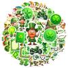 100Pcs Cartoon St Patricks Day Stickers, Waterproof St Patricks Day Sticker for Water Bottle Laptop Phone Cases Planner Skateboard Luggage Party Favor Decor St Patricks Day Decorations C1Q1Z1F view 1