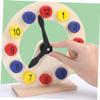 Vaguelly Colorful Number Clock Educational Teaching Tool for Cognitive Learning Montessori Early Education Props Ideal for ' Learning Activities 1pc view 2