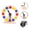 Vaguelly Colorful Number Clock Educational Teaching Tool for Cognitive Learning Montessori Early Education Props Ideal for ' Learning Activities 1pc view 4