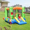GLACER Inflatable Bounce House, Blow Up Jumping Castle with Slide, Jumping Area, Basketball Hoop, Oxford Carry Bag, Repair Kit, Indoor Outdoor Bouncy House for Kids, Backyard (Without Blower) view 2