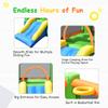 GLACER Inflatable Bounce House, Blow Up Jumping Castle with Slide, Jumping Area, Basketball Hoop, Oxford Carry Bag, Repair Kit, Indoor Outdoor Bouncy House for Kids, Backyard (Without Blower) view 3