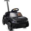 Licensed Dodge Kids Push Car for Toddlers 1-3 with Push Handle - Black view 1