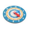 GOOHOCHY Educational Boys and Girls Clock Learning Time Teaching Clock Toy Wooden Time Learning for Toddlers view 1