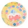 CORHAD Multi-Functional Wooden Learning Clock for Kids Math Time Teaching Safe for Children Beautiful Perfect Present view 1