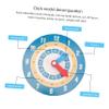 CORHAD Multi-Functional Wooden Learning Clock for Kids Math Time Teaching Safe for Children Beautiful Perfect Present view 4