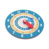 GRIRIW Wooden Teaching Clock for Boys and Girls Math Learning Tool for Home and Classroom Safe and Smooth Edges Engaging Learning for Toddlers and Preschoolers view 1