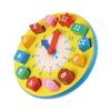 GLSTOY Shape Number Clock for Educational Teaching Time for Preschool and Kindergarten Colorful Learning Clock for Early Childhood Development view 1