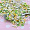 Pastel Tropical Fake Sprinkles with Fruit Slices and Resin Ice Chunks, Miniature Sprinkles for Crafts, Fake Bake, Slime, Decoden (15 gram bag) view 1