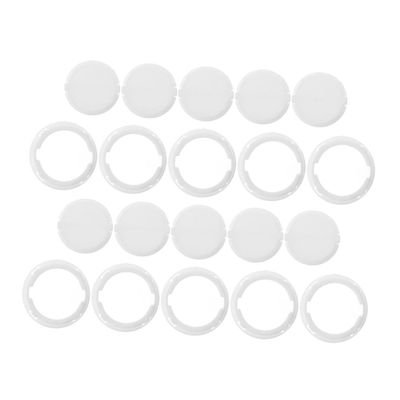 HONMEET 24pcs Piggy Bank Plugs Round Plastic Bottom Stopper for Savings Box Money Saving Stopper