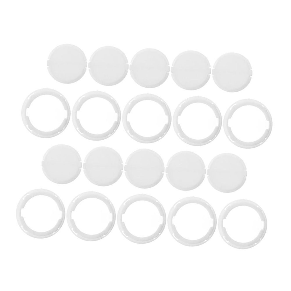 HONMEET 24pcs Piggy Bank Plugs Round Plastic Bottom Stopper for Savings Box Money Saving Stopper