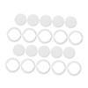 HONMEET 24pcs Piggy Bank Plugs Round Plastic Bottom Stopper for Savings Box Money Saving Stopper view 1