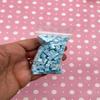 Blue Raspberry Marble Cheesecake Polymer Clay Bites, Faux Cake Chunks for Fake Bake, Slime, Decoden, Crafting (100 gram bag) view 4
