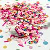 Valentine's Day Sweetheart Sprinkle Mix, Polymer Clay Fake Sprinkles for Crafts, Fake Bake, Slime, Decoden (15 gram bag) view 1