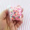 Valentine's Day Sweetheart Sprinkle Mix, Polymer Clay Fake Sprinkles for Crafts, Fake Bake, Slime, Decoden (15 gram bag) view 3