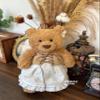 Clothes for 47cm Huge Bartholomew Bear,20inch Teddybear Dress,Stuffed Animals bumbly Bear Cute Doll Clothes,Doll Dress only Without Doll(2pc Includes 1 Doll Dress 1 Pair Doll Hair Clip) (L) view 2