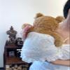Clothes for 47cm Huge Bartholomew Bear,20inch Teddybear Dress,Stuffed Animals bumbly Bear Cute Doll Clothes,Doll Dress only Without Doll(2pc Includes 1 Doll Dress 1 Pair Doll Hair Clip) (L) view 3