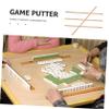 Abaodam 4pcs 48cm Wooden Mahjong Pushers Set for American Mahjong Games Style Tile Pushers and Racks Accessories for All Ages view 3