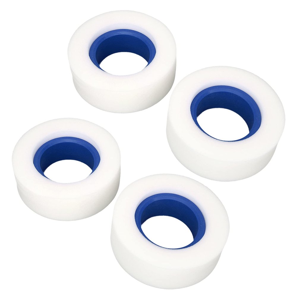 RC Car Crawler Tire Foam, 2.2 inch Dual Stage Sponge Inserts 4, Suitable for Axial SCX10, Racing, Rock Crawling Tires, Blue (Blue)